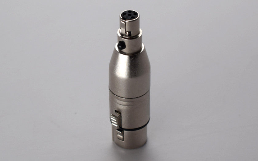 Mini XLR to Standard XLR Converter